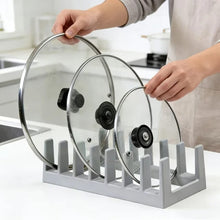 Multipurpose Kitchen Pot Lid and Plate Holder Rack – view 3