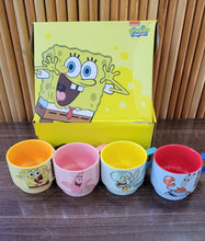 4-Piece SpongeBob SquarePants Ceramic Coffee Mug Set – view 2