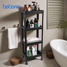 4-Tier Storage Rack with Movable Wheels – view 3