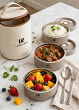 1460ml 3-Tier Insulated Lunch Box Set – view 2