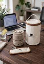 1460ml 3-Tier Insulated Lunch Box Set – view 3