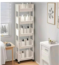 5-Tier Rolling Storage Trolley – view 2