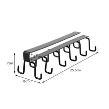 Multifunction Double-Row Metal Storage Hook – view 4