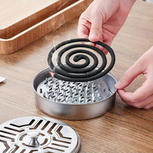 Stainless Steel Mosquito Coil Holder with Lid & Ashtray – view 2