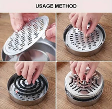 Stainless Steel Mosquito Coil Holder with Lid & Ashtray – view 5