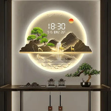 Round 3D LED Decorative Wall Clock – view 2