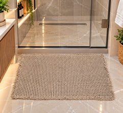 Minimalist Waffle Bathroom Door Mat – view 4