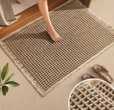 Minimalist Waffle Bathroom Door Mat – view 5