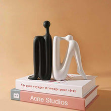 Modern Abstract Ceramic Bookends – view 5