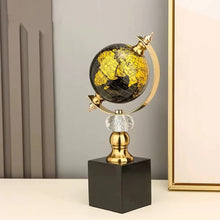 Office Desktop Globe Decor – Elegant World Globe Display Ornament