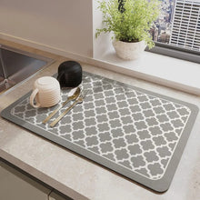 Patterned Dish Drying Mat – view 3