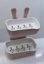 Mouse-Shaped Double-Layer Soap Dish with Drainer – view 3