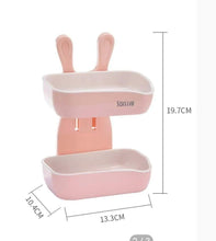 Mouse-Shaped Double-Layer Soap Dish with Drainer – view 4
