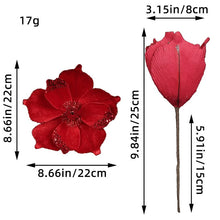 3-Layer Gold Glitter Christmas Flower – view 7