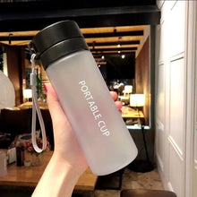 600ml Frosted Portable Tea Infuser Water Bottle – view 4