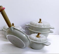 9-Piece USFE Pumpkin Granite Cookware Set – view 4
