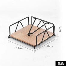 Napkin & Serviette Holder with Bamboo Wood Base – view 4