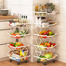 4-Layer Metallic Kitchen Rack – view 3