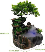 Resin Rockery Indoor Water Fountain – Decorative Tabletop Water Feature
