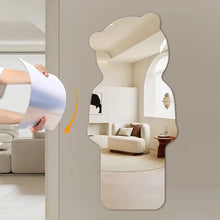Flexible Dolly-Shaped Acrylic Mirror – 120 × 40cm Peel-and-Stick Wall Mirror