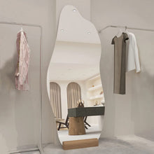 Flexible Dolphin-Shaped Acrylic Mirror – 120 × 40cm Peel-and-Stick Wall Mirror