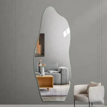 Flexible Dolphin-Shaped Acrylic Mirror – 120 × 40cm Peel-and-Stick Wall Mirror