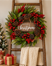 Luxury Christmas Door Wreath 50cm – view 2
